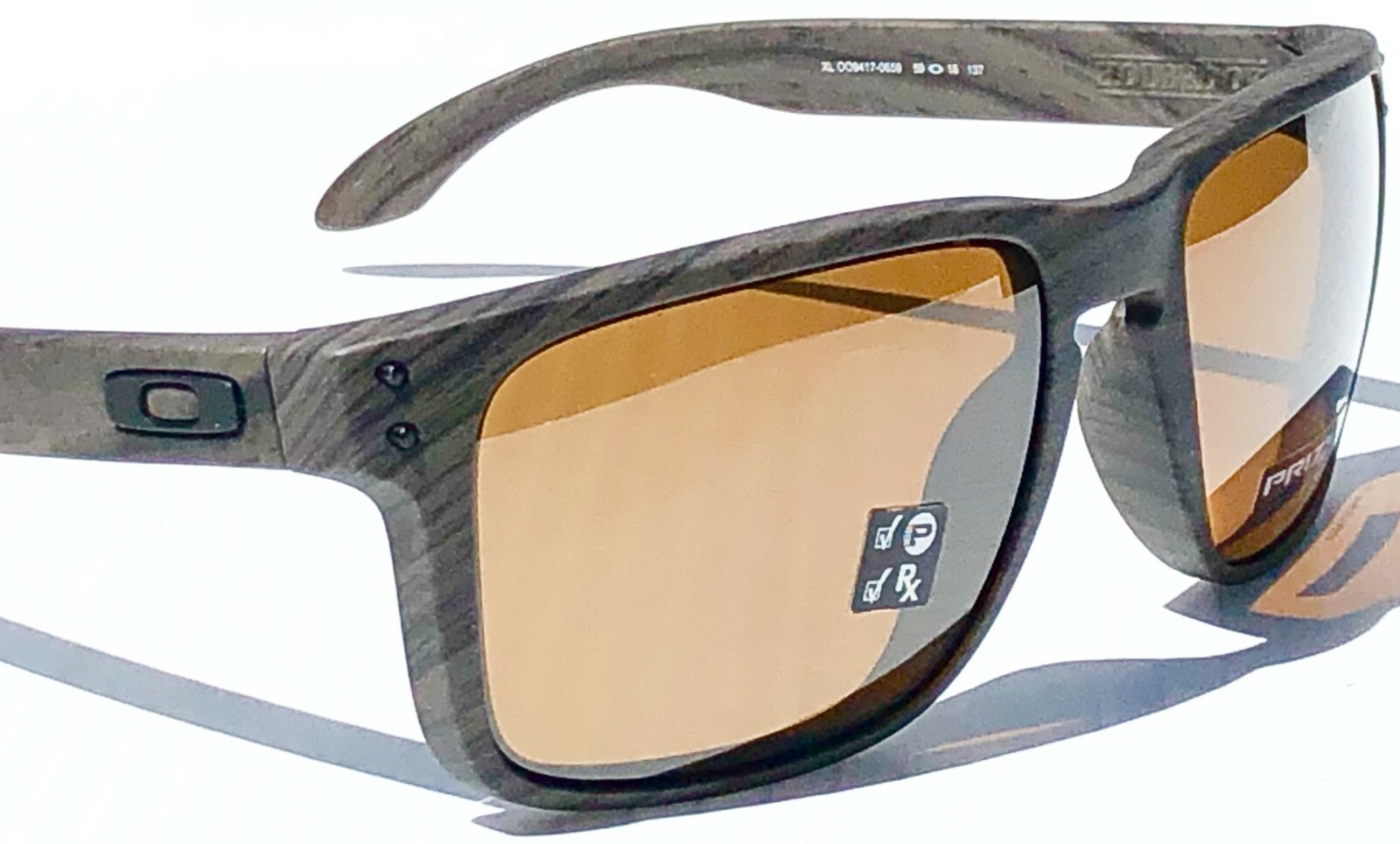 NEW* Oakley HOLBROOK XL Woodgrain POLARIZED PRIZM Tungsten GOLF Sunglass  9417-06 | eBay